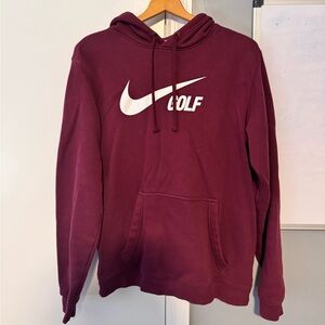 Nike Men's Maroon Hoodie golf